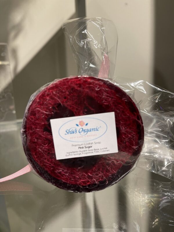 Pink Sugar Loofah Soap