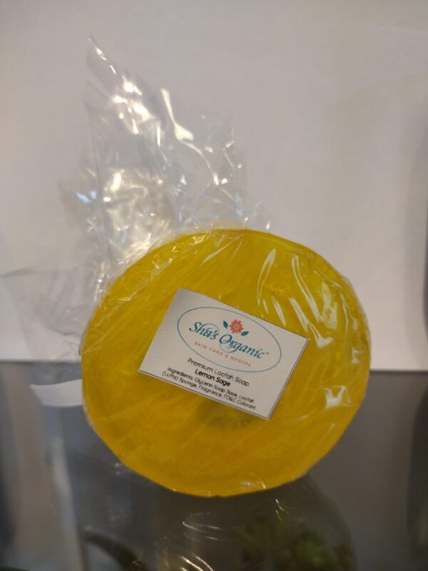 Lemon Sage Loofah Soap