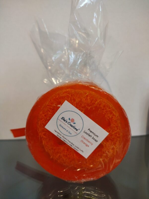Cranberry Orange Loofah Soap
