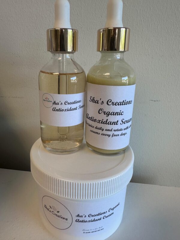 Antioxidant Package Cream, Serum, Toner Skincare Comfort